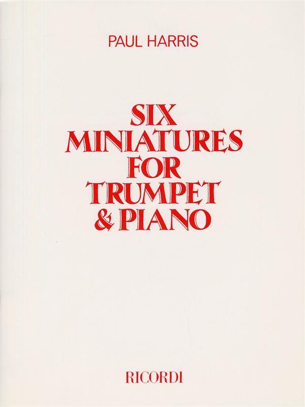 Harris: Six Miniatures for Trumpet published by Ricordi